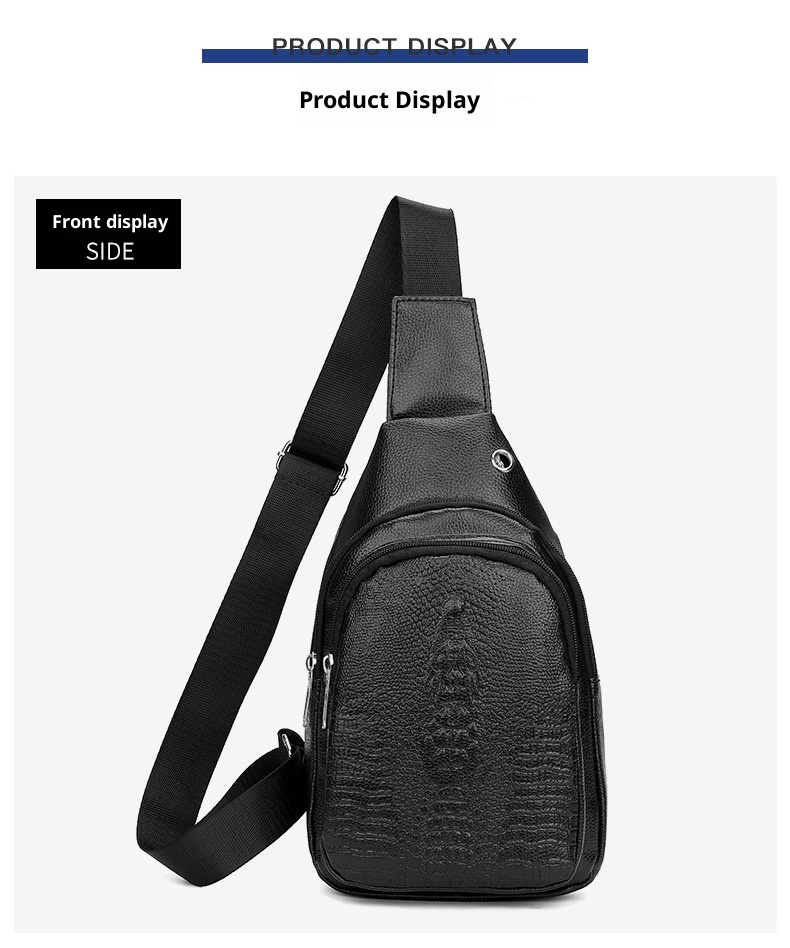 001 Zaino casual da uomo con motivo a coccodrillo, alla moda, di grande capacità, in pelle PU, con tracolla_voghion.com