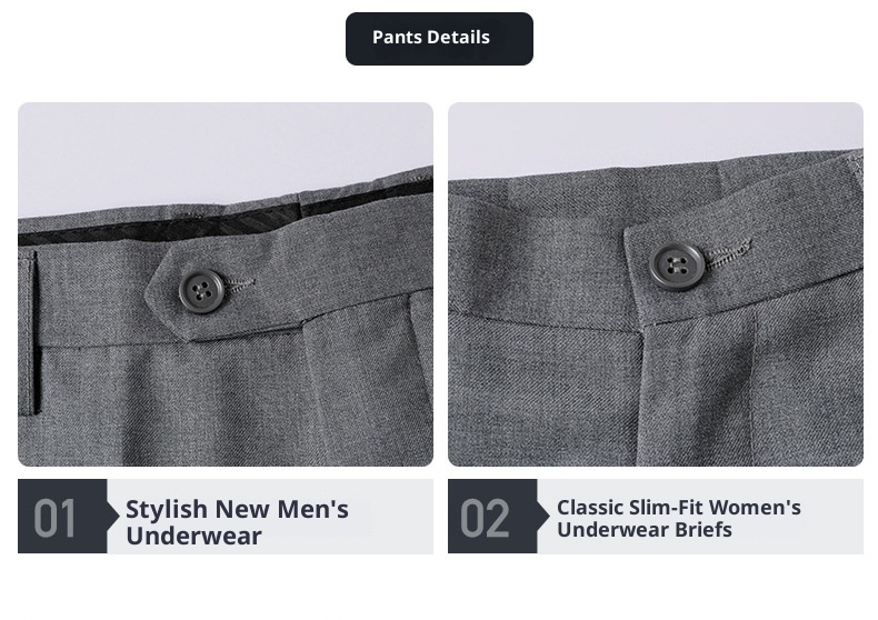 Completo da uomo unisex professionale per affari, vendite immobiliari, banche, lavoro, colloqui formali, set da tre pezzi_voghion.com