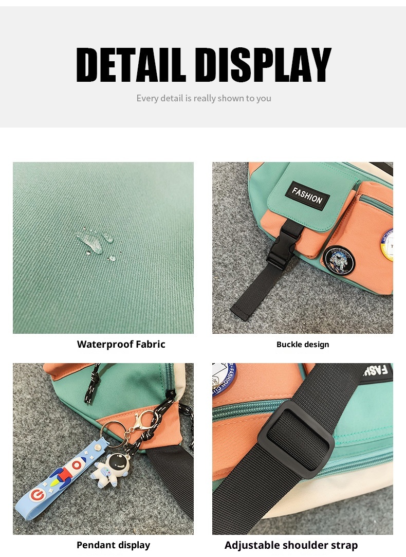 001 Cross-Border Wholesale Trendy Brand Tooling Crossbody Herrenrucksack mit Handyhalterung, Schultertasche, Brusttasche für Damen, Fronttasche_voghion.com