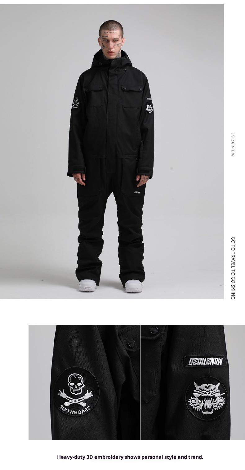 001 Gsousnow Suit per uomo e donna, monopezzo antivento, impermeabile, traspirante, caldo, giacca da sci per coppia con tavola singola e doppia_voghion.com