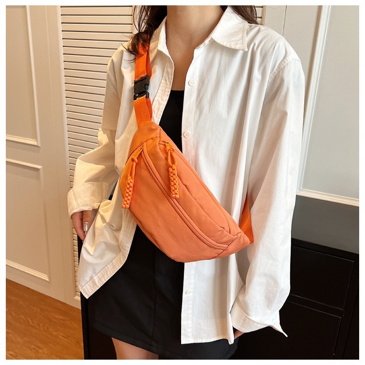 001 Phone Waist Simple Trendy Brand Men's Chest Japanese Style Lightweight Single Shoulder Small Backpack Women's Casual_voghion.com