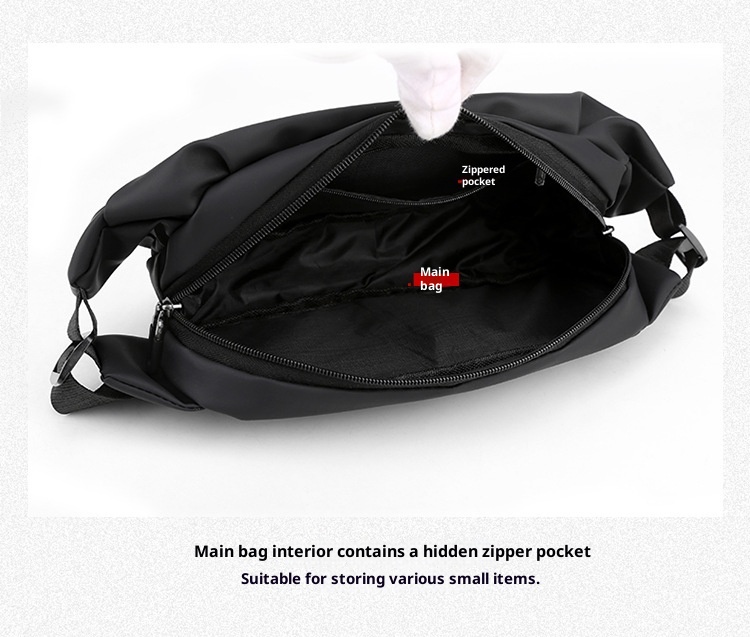 001 Cross-Border Foreign Trade Chest Ins Sports Men's Shoulder Casual Outdoor Waist Fashion Small Crossbody Bag_voghion.com