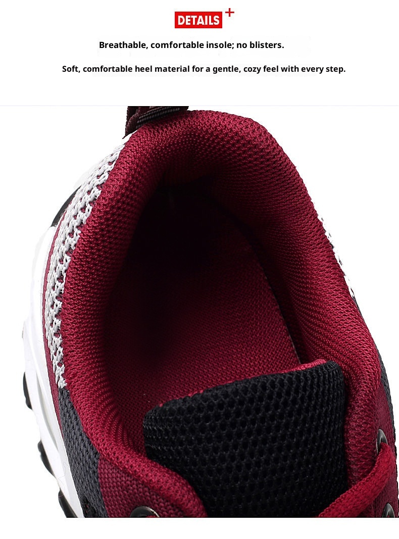 ShoeGlobe Foreign Trade Printemps Été Nouvelles Baskets respirantes en maille avec coussin d'air pour femmes, style maman, rehaussantes et tendance_voghion.com