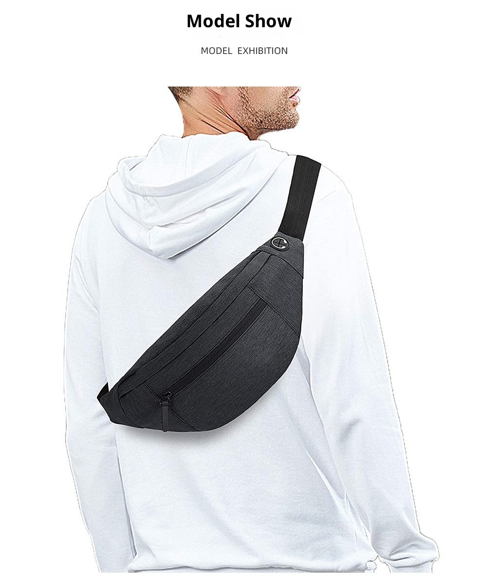 001 Cross-Border Brusttasche für Damen und Herren, wasserdicht, ideal für Reisen, Spaziergänge, Laufen, Wandern und Radfahren_voghion.com