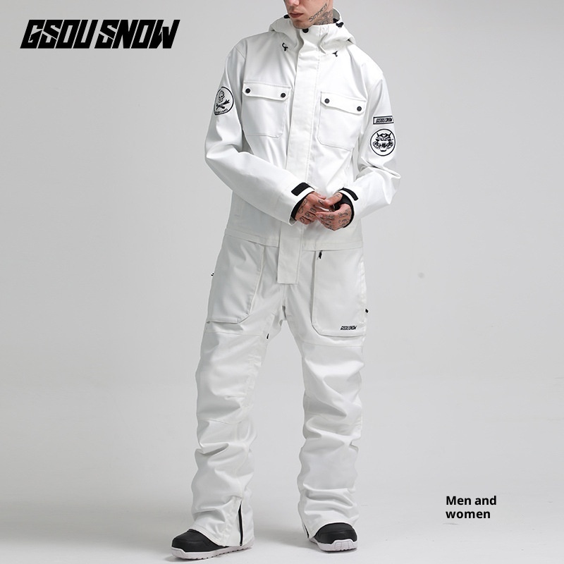 001 Gsousnow Suit per uomo e donna, monopezzo antivento, impermeabile, traspirante, caldo, giacca da sci per coppia con tavola singola e doppia_voghion.com