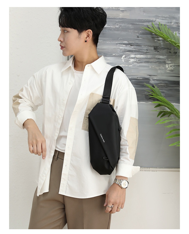 001 Cross-Border Foreign Trade Chest Ins Sports Men's Shoulder Casual Outdoor Waist Fashion Small Crossbody Bag_voghion.com