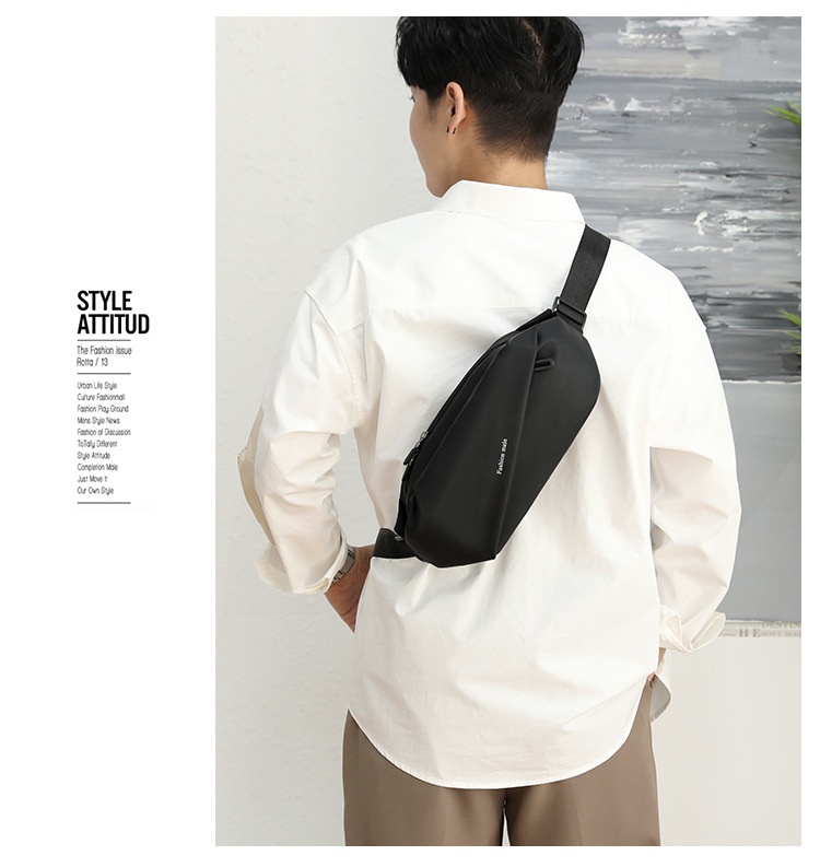 001 Cross-Border Foreign Trade Chest Ins Sports Men's Shoulder Casual Outdoor Waist Fashion Small Crossbody Bag_voghion.com