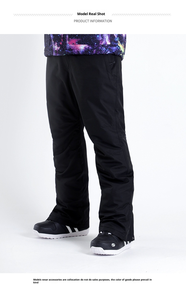 001 Men's With Straps, Windproof, Waterproof, Thickened, Warm, Adult Single And Double Board Sports Outdoor Cross-border Ski_voghion.com