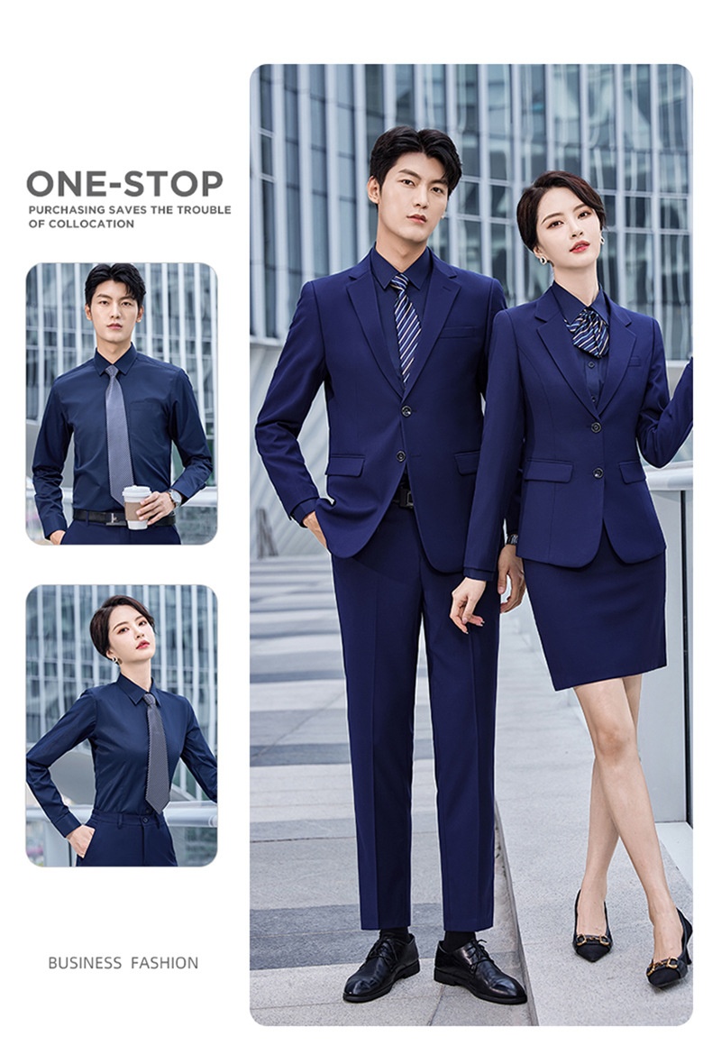 Completo da uomo unisex professionale per affari, vendite immobiliari, banche, lavoro, colloqui formali, set da tre pezzi_voghion.com