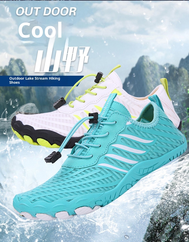 ShoeGlobe ShoeGlobe Scarpe da trekking a cinque dita per uomo e donna, per guado, spiaggia, outdoor, anfibio, nuoto, asciugatura rapida_voghion.com