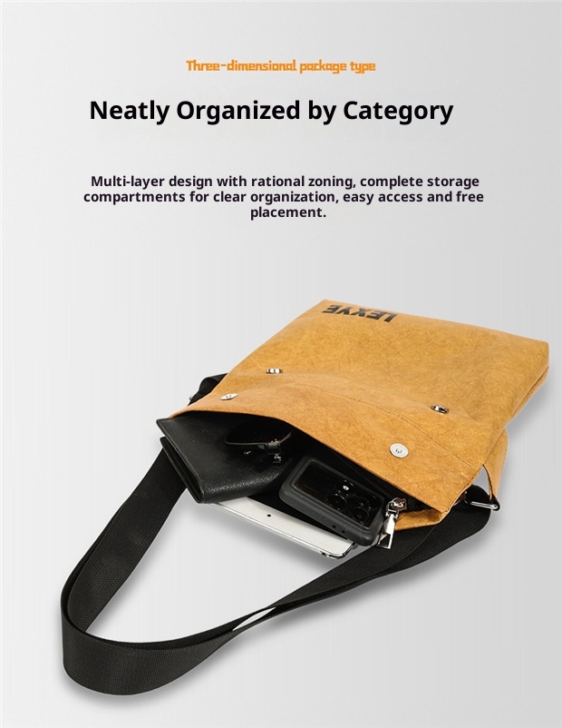 001 2025 Men's Simple Fashion Chest Trendy Brand Large Capacity Outdoor Sports Unisex Crossbody Single Shoulder Bag Niche_voghion.com