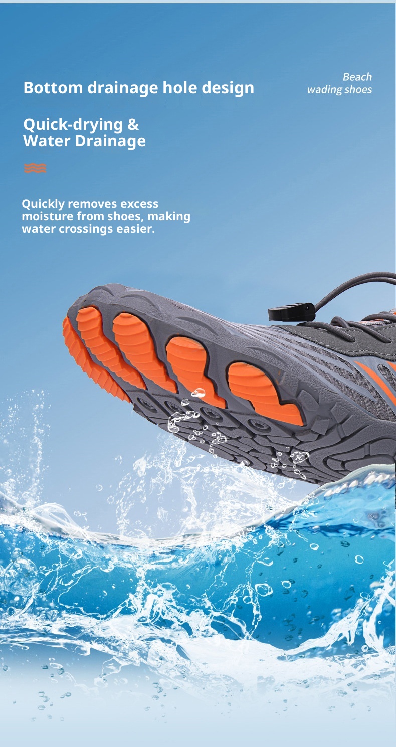 ShoeGlobe ShoeGlobe Scarpe da trekking a cinque dita per uomo e donna, per guado, spiaggia, outdoor, anfibio, nuoto, asciugatura rapida_voghion.com