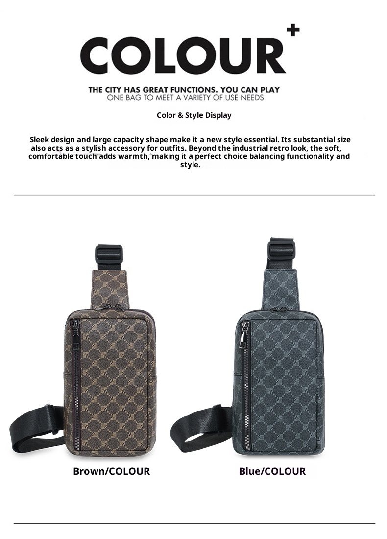 Mochila bandolera pequeña para hombre, estilo deportivo, ideal para ocasiones informales. También disponible en versión para mujer._voghion.com