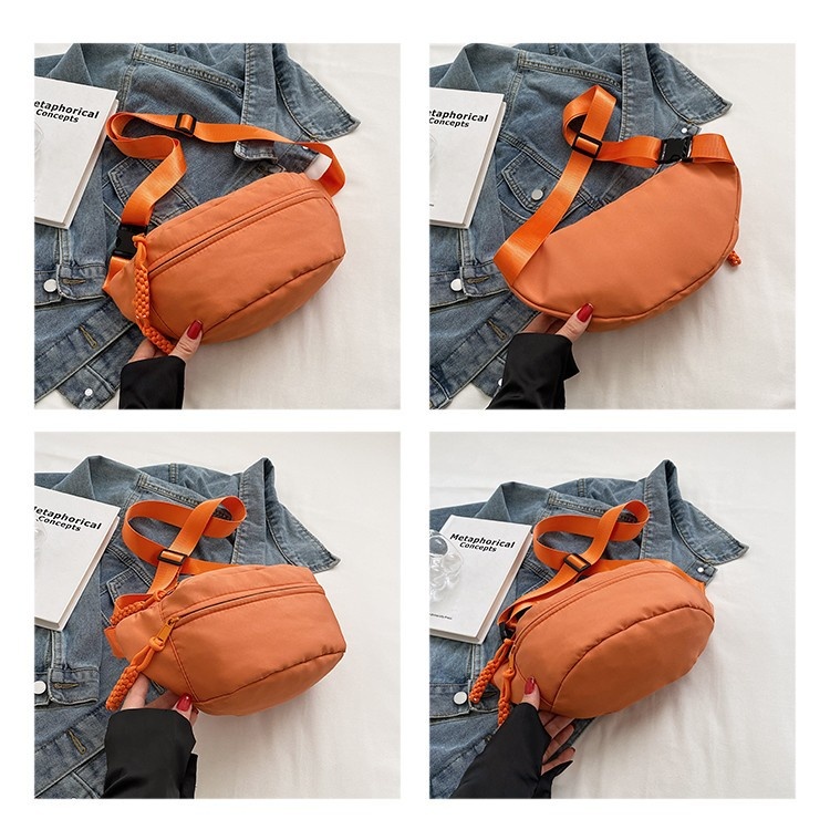001 Phone Waist Simple Trendy Brand Men's Chest Japanese Style Lightweight Single Shoulder Small Backpack Women's Casual_voghion.com