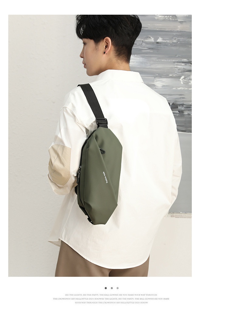 001 Cross-Border Foreign Trade Chest Ins Sports Men's Shoulder Casual Outdoor Waist Fashion Small Crossbody Bag_voghion.com