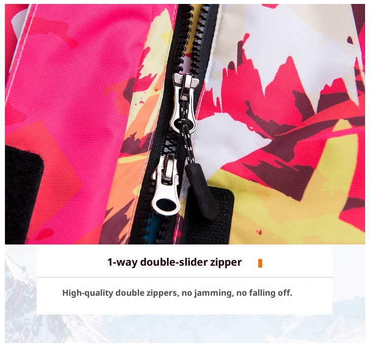 001 Women's Ski Suit BIMODAL Ice Track Single Double Board Mountaineering Outdoor Skiing Windproof Waterproof Warm Top_voghion.com