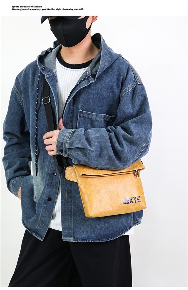 001 2025 Men's Simple Fashion Chest Trendy Brand Large Capacity Outdoor Sports Unisex Crossbody Single Shoulder Bag Niche_voghion.com