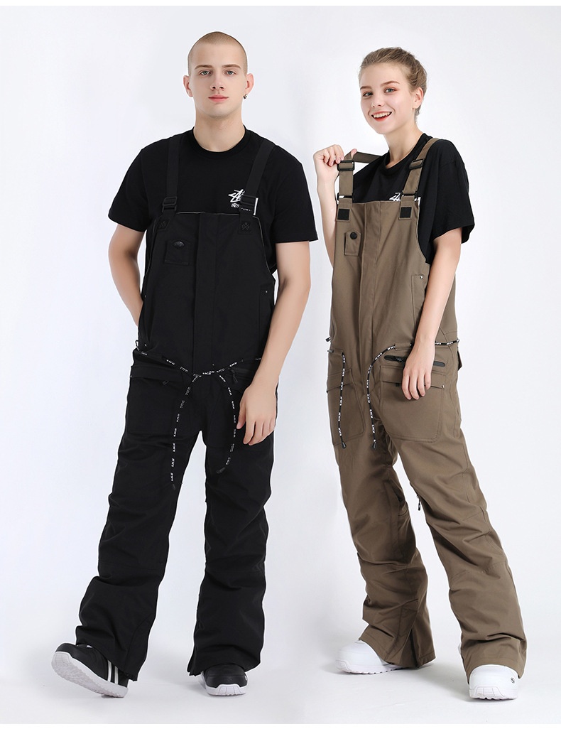 001 Erkek ve Kadın Tek Parça Sıcak Rüzgar Geçirmez Su Geçirmez Dış Mekan Ekipmanları Snowboard Kayak Takımı Kar Pantolonu_voghion.com