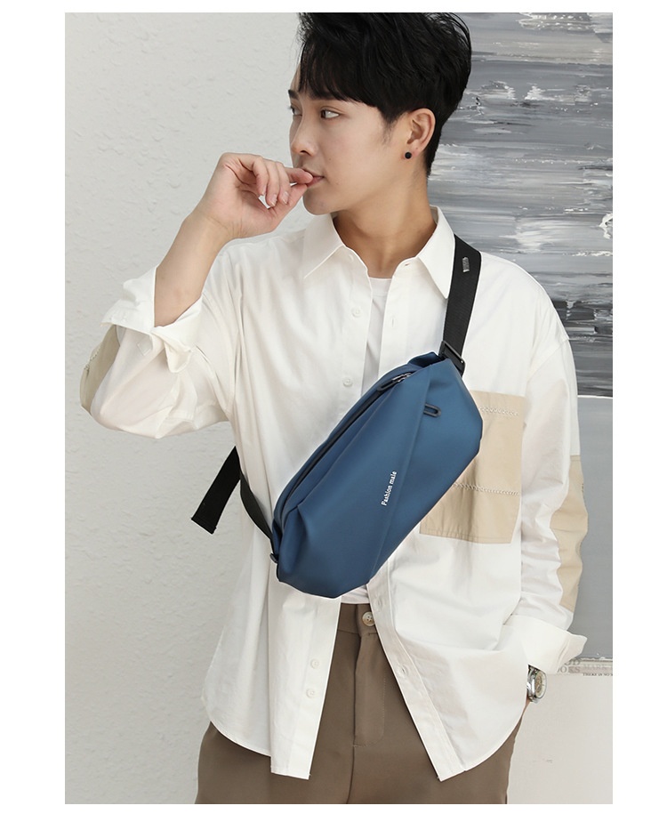 001 Cross-Border Foreign Trade Chest Ins Sports Men's Shoulder Casual Outdoor Waist Fashion Small Crossbody Bag_voghion.com
