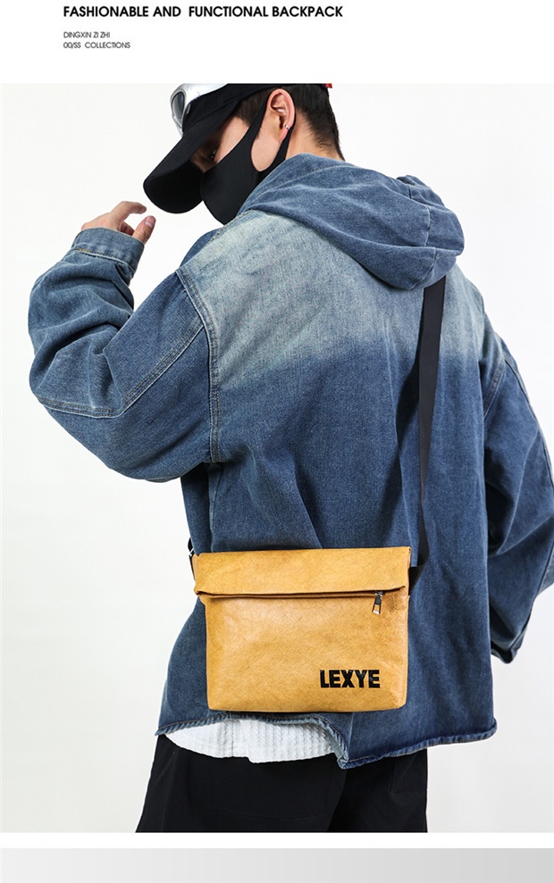 001 2025 Men's Simple Fashion Chest Trendy Brand Large Capacity Outdoor Sports Unisex Crossbody Single Shoulder Bag Niche_voghion.com