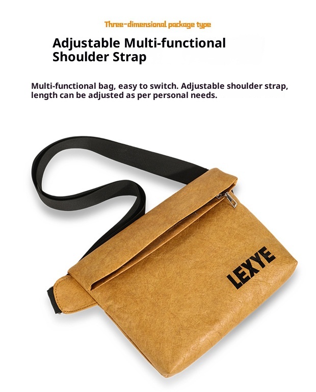 001 2025 Men's Simple Fashion Chest Trendy Brand Large Capacity Outdoor Sports Unisex Crossbody Single Shoulder Bag Niche_voghion.com