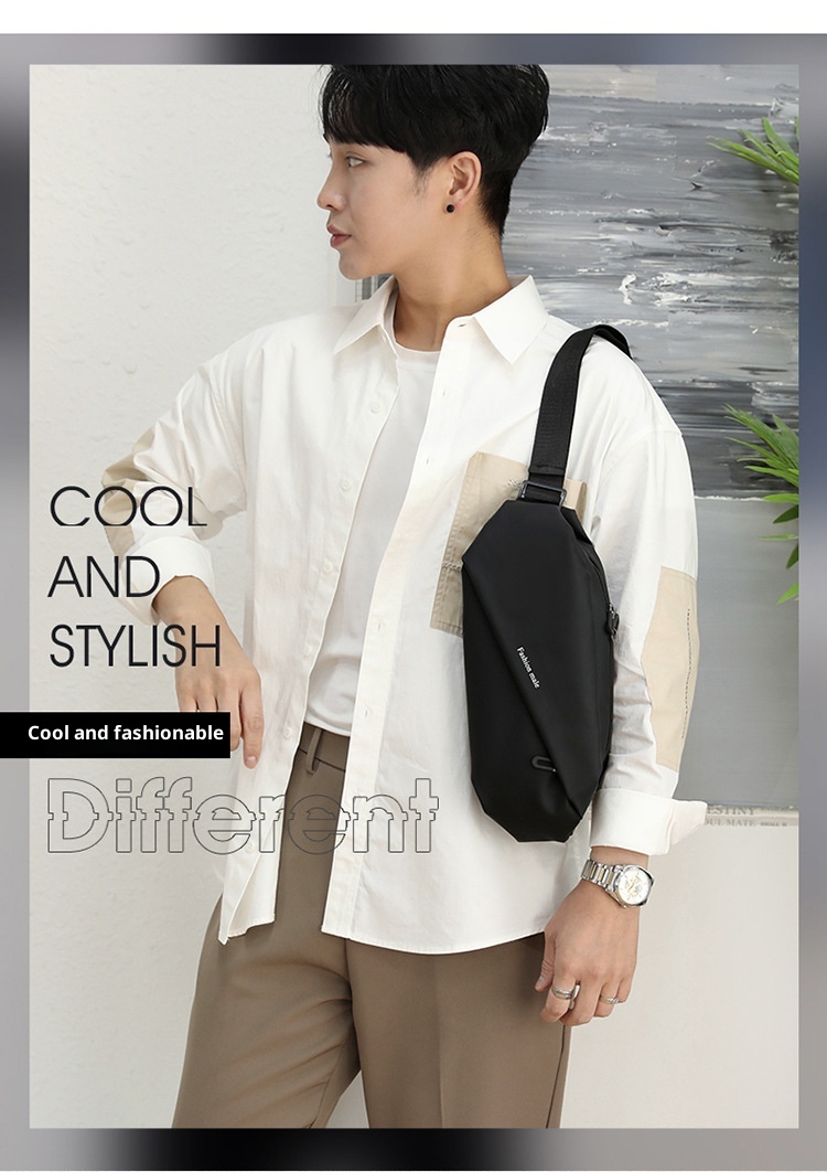 001 Cross-Border Foreign Trade Chest Ins Sports Men's Shoulder Casual Outdoor Waist Fashion Small Crossbody Bag_voghion.com