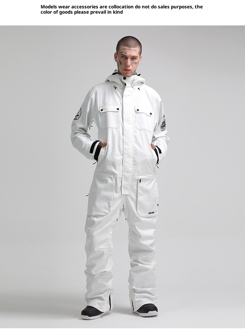 001 Gsousnow Suit per uomo e donna, monopezzo antivento, impermeabile, traspirante, caldo, giacca da sci per coppia con tavola singola e doppia_voghion.com