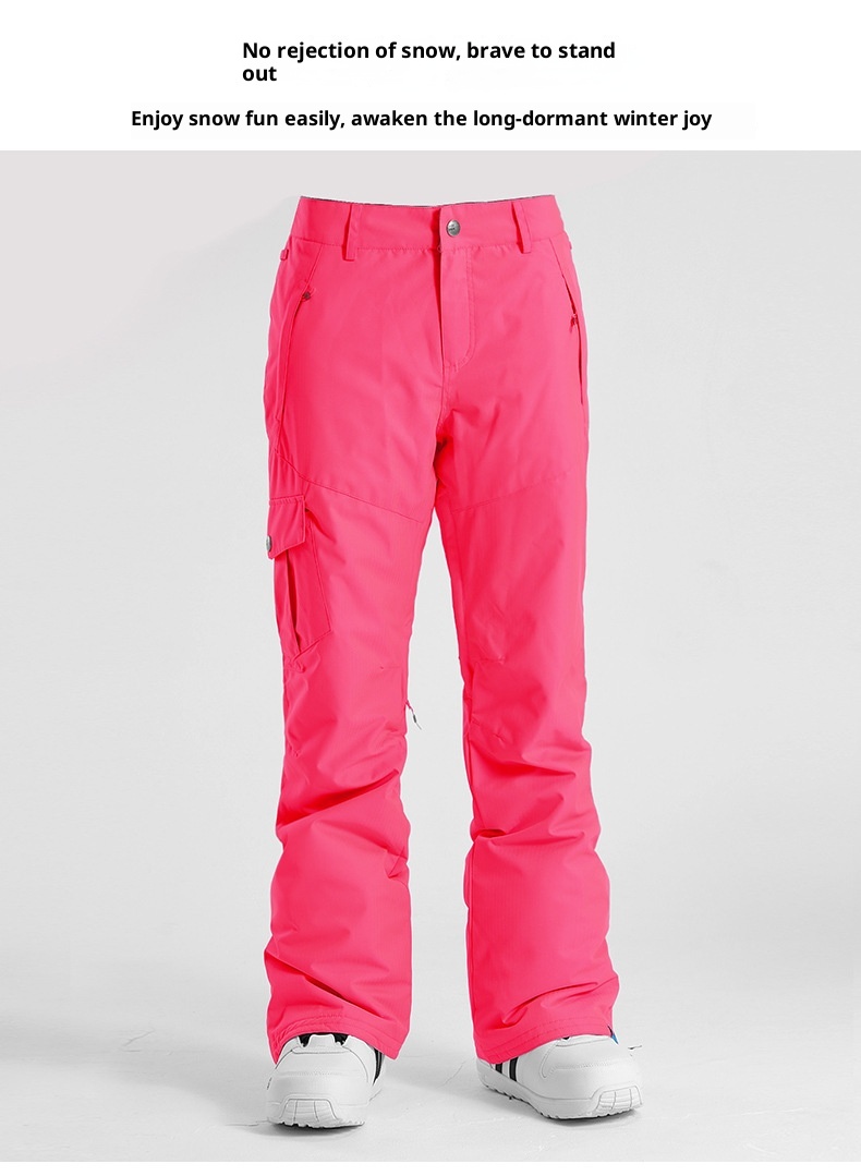 001 Gsousnow da donna, pantaloni da sci da snowboard, antivento, impermeabili, spessi e caldi, pantaloni da neve da donna_voghion.com