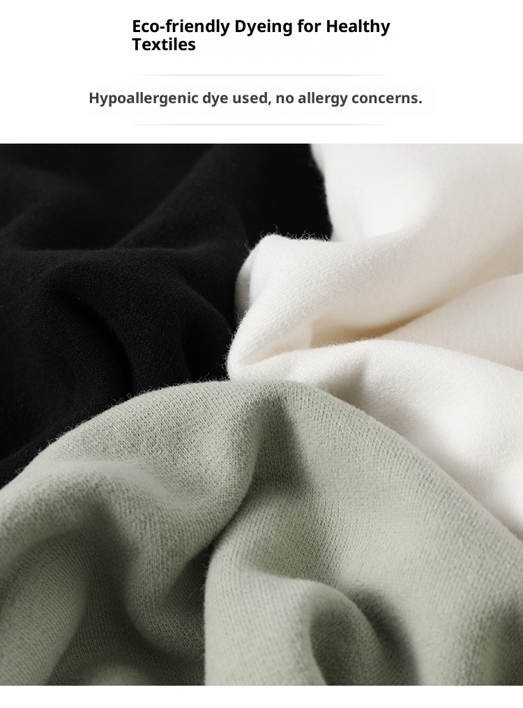 Boy Herren-Sweatshirt in Übergröße, lockere Passform, überschnittene Schultern, lange Ärmel, Rundhalsausschnitt, einfarbig, aus reiner Baumwolle, lockere Passform, Oversize-Schnitt, Rundhalsausschnitt, einfarbig._voghion.com