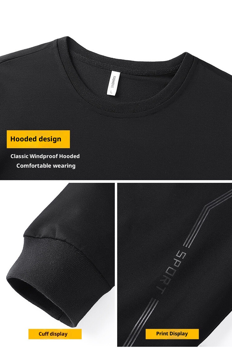 001 Men's Suit Trendy Korean Style Jacket 2023 Spring And Autumn Youth Running Casual Sportswear Two-Piece Set_voghion.com