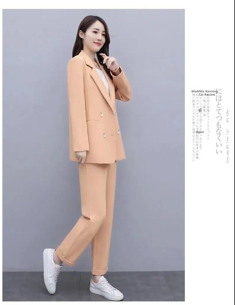 GraceChic Plus MM2025 Set For Women New Korean Style Spring And Autumn Casual Elegant Fashion Professional Loose Large Size Suit_voghion.com