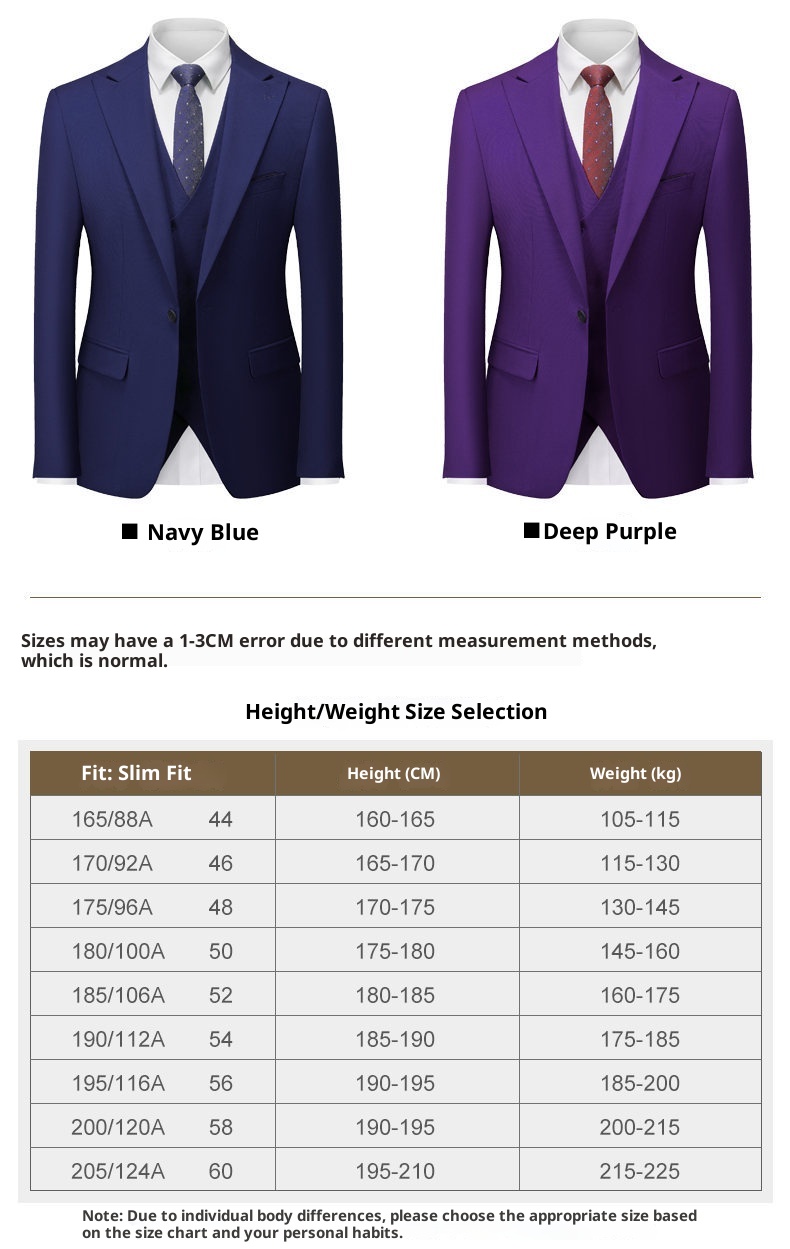 jongen Nieuwe stijl Buitenlandse handel Heren Dubbelrijs Vest Driedelige Set Plus Size Pak Groothandel_voghion.com