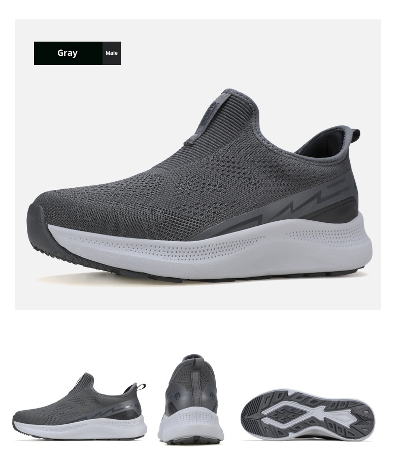 ShoeGlobe Hantu Casual W, New Non-Slip Wear-Resistant Cushioned Waterproof Slip-On Dad And Elderly, Outdoor Hiking Shoes For_voghion.com