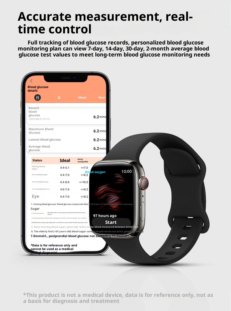 New Smart Watch Sports Bluetooth Huaqiangbei S10 PROMAX Bracelet Heart Rate Payment Blood Sugar 2025_voghion.com