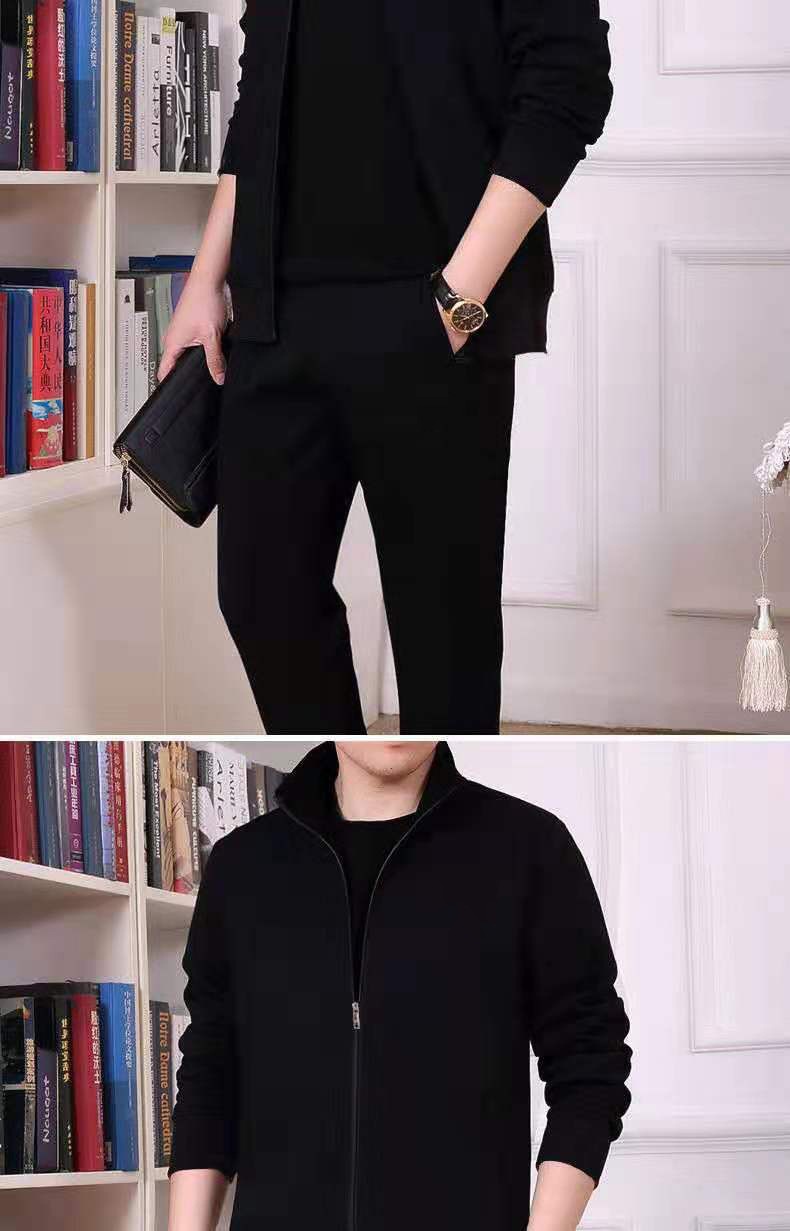 001 2025 Sportanzug für Frühling und Herbst, zweiteilig, Freizeitkleidung für Männer mittleren und höheren Alters, Herrenbekleidung für Väter_voghion.com