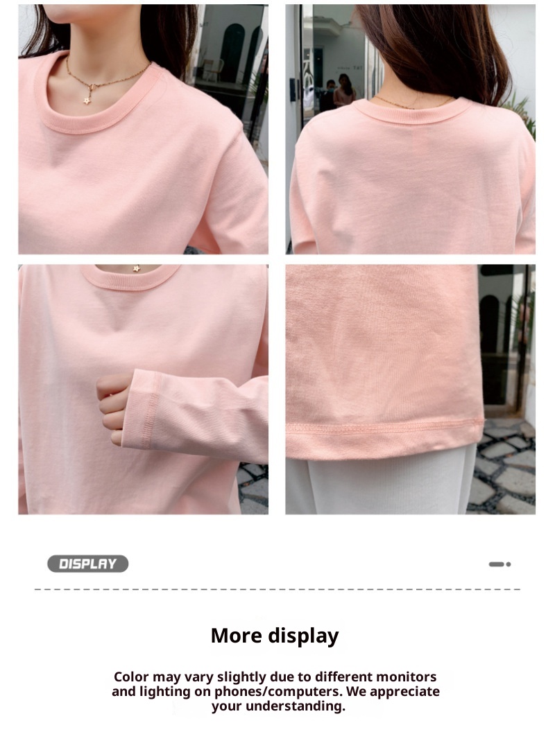 Maglietta a maniche lunghe bianca da uomo, 300 g, in puro cotone, semplice, spessa, non trasparente, strato di base, traspirante per la primavera e_voghion.com