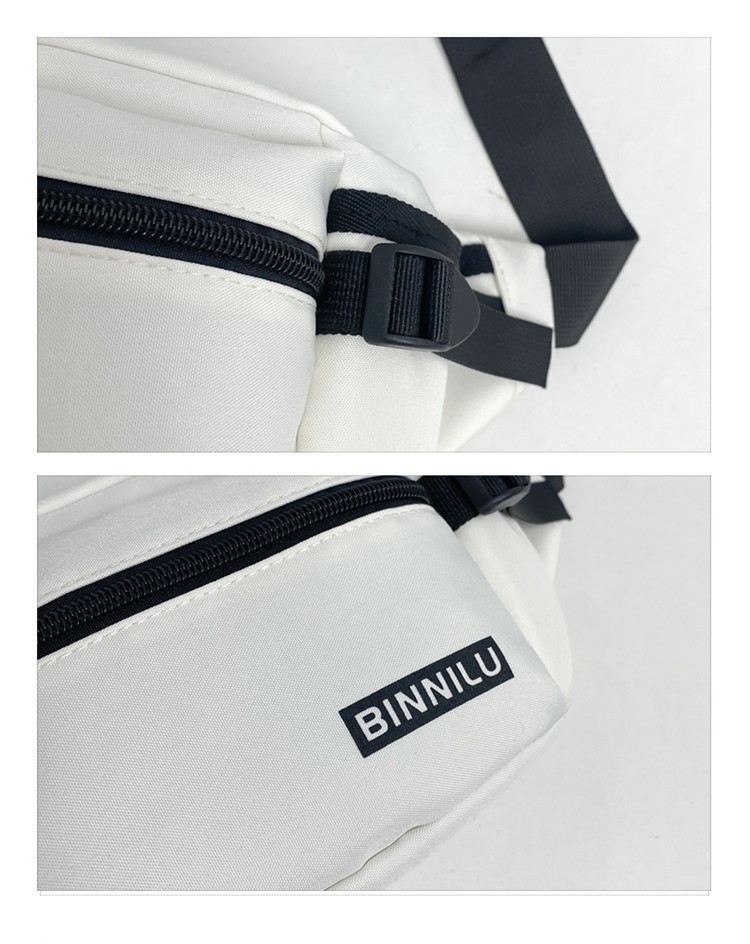 001 Nuova borsa a tracolla semplice, casual, alla moda, sportiva, per studenti, versatile, a tracolla per donna, per telefono da uomo, marsupio_voghion.com