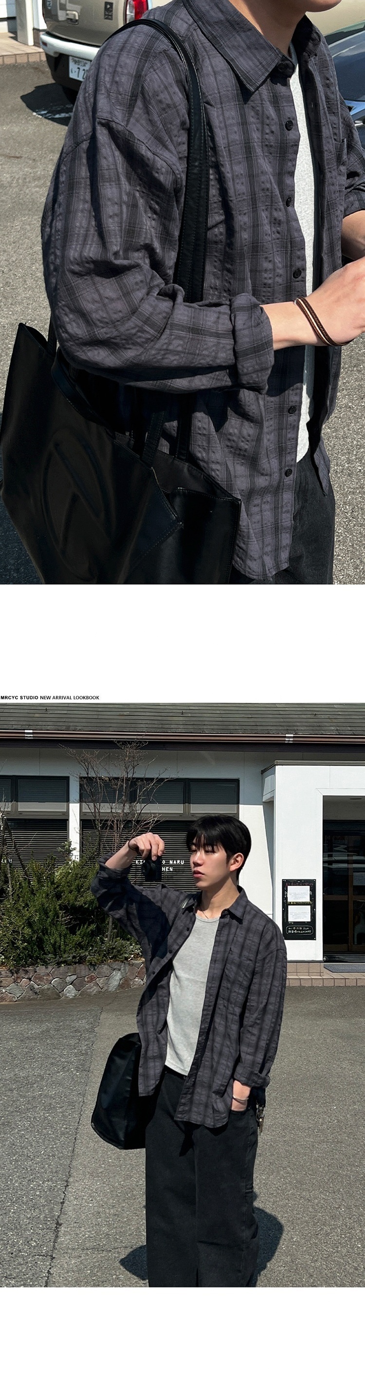 ForMen MYQ Lazy Style Casual For Men Autumn Loose Turn-Down Collar Top Korean Trend Long Sleeve Shirt_voghion.com