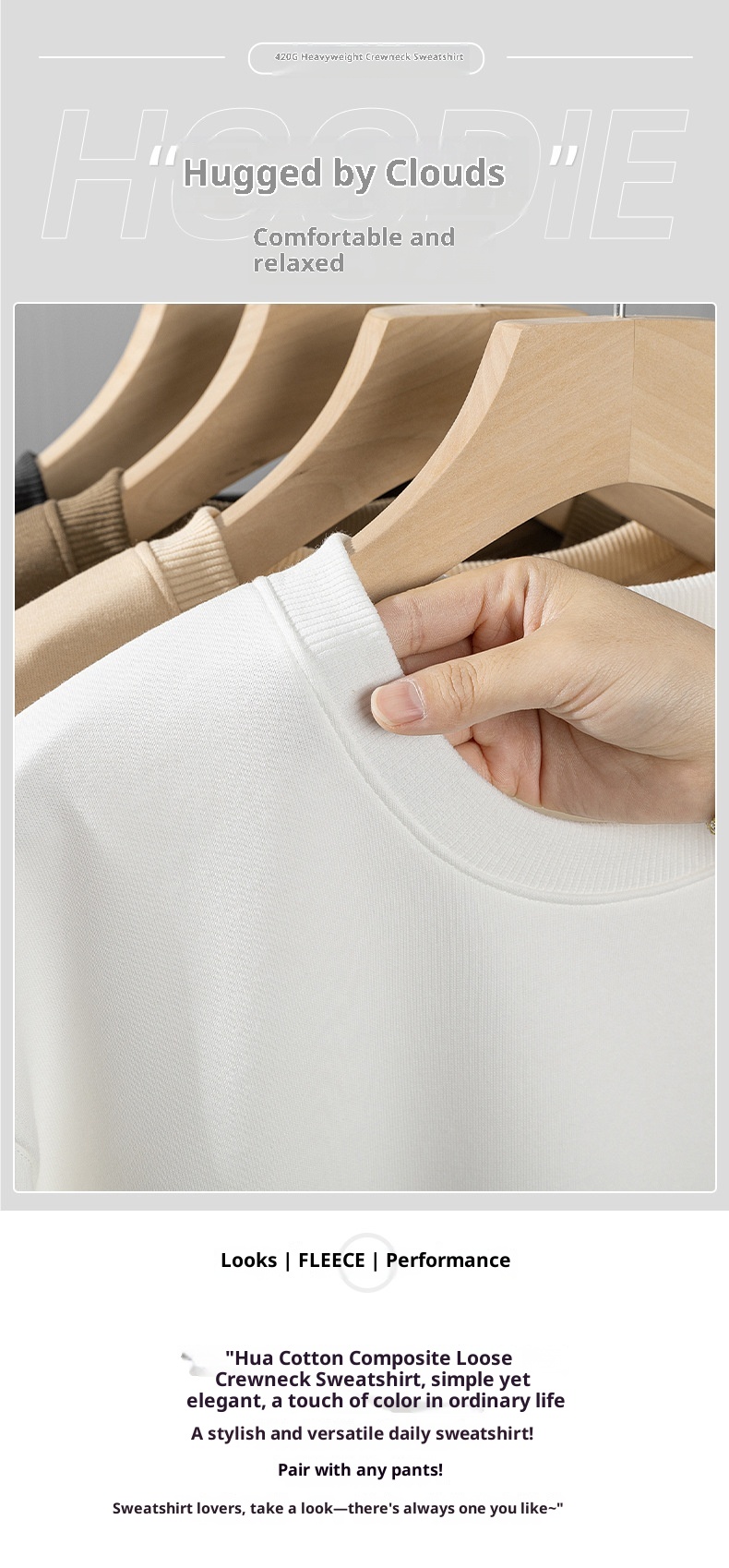 Ragazzo Ragazzo Morbido e Confortevole! Felpa da uomo con scollo tondo e spalle cadenti in pile di cotone pesante da 420 g, maglietta base personalizzata per l'autunno_voghion.com