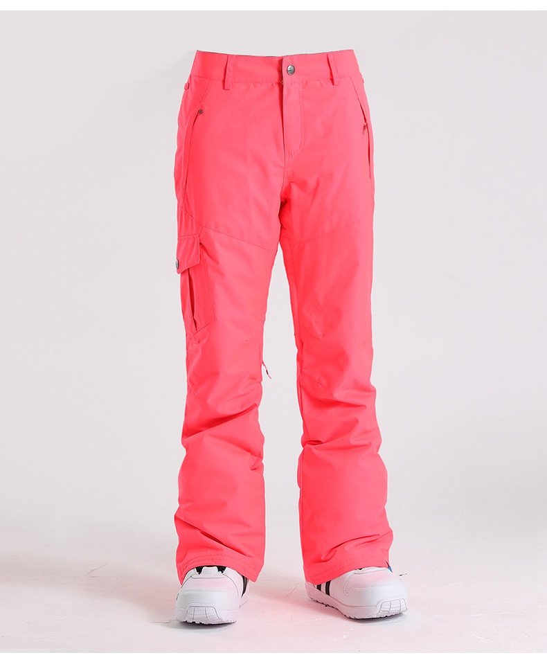001 Gsousnow da donna, pantaloni da sci da snowboard, antivento, impermeabili, spessi e caldi, pantaloni da neve da donna_voghion.com