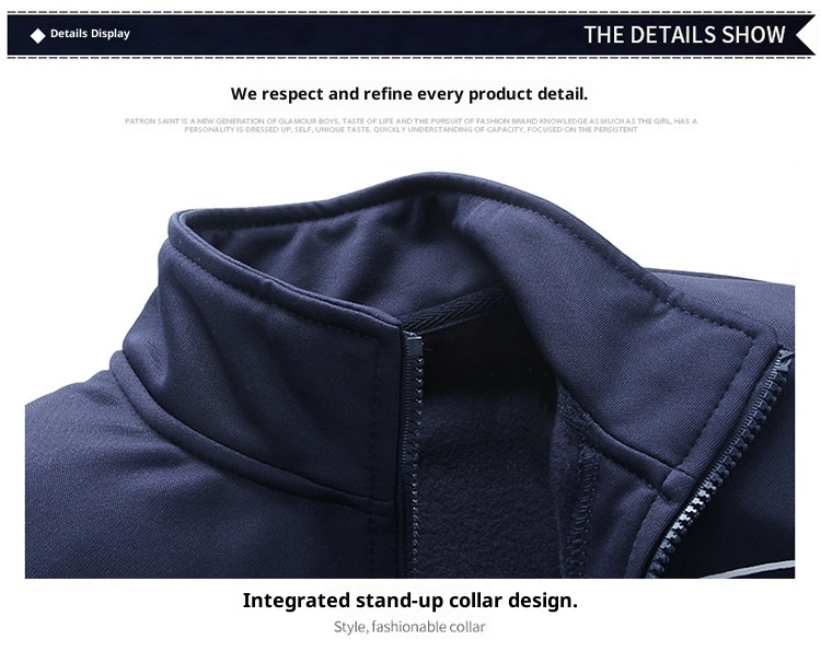 001 Nuovo set da uomo HDA primavera casual con colletto alla coreana e maniche lunghe, felpa sportiva alla moda, giacca alla moda_voghion.com