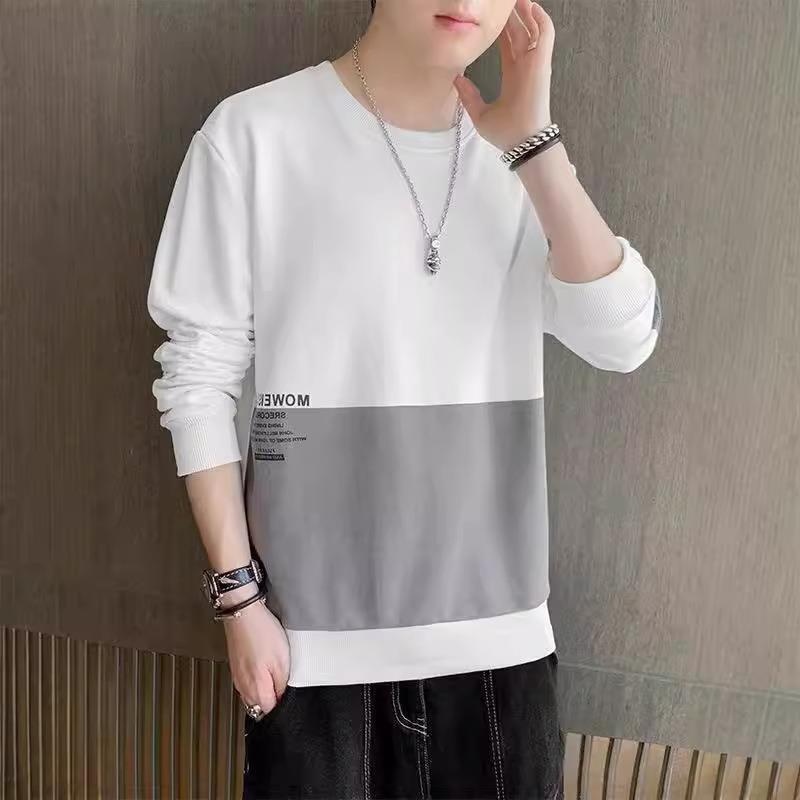 Ragazzo Abbigliamento primaverile e felpa transfrontaliero alla moda Camicia a maniche lunghe ampia Strato di base versatile Stile coreano Autunno_voghion.com