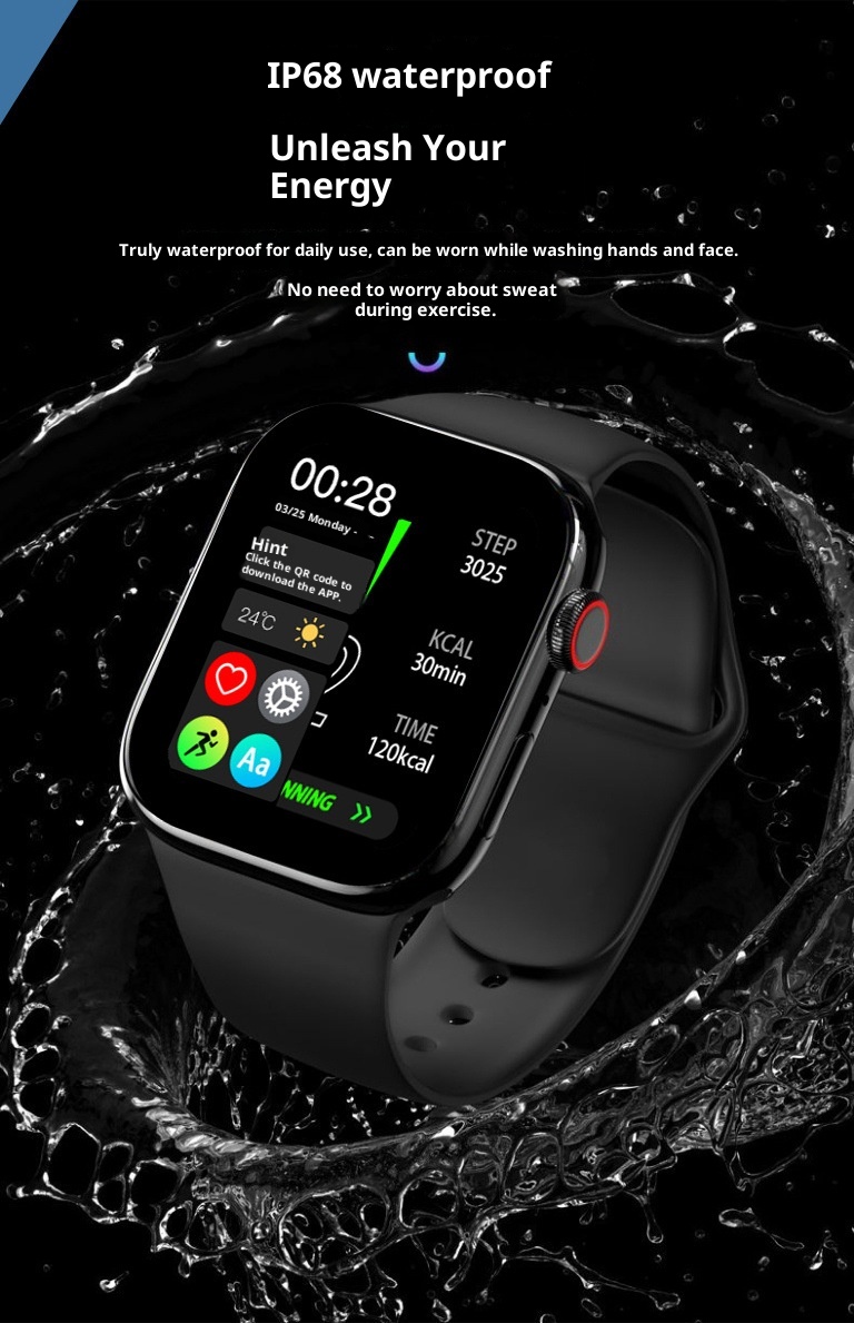 New Smart Watch Sports Bluetooth Huaqiangbei S10 PROMAX Bracelet Heart Rate Payment Blood Sugar 2025_voghion.com