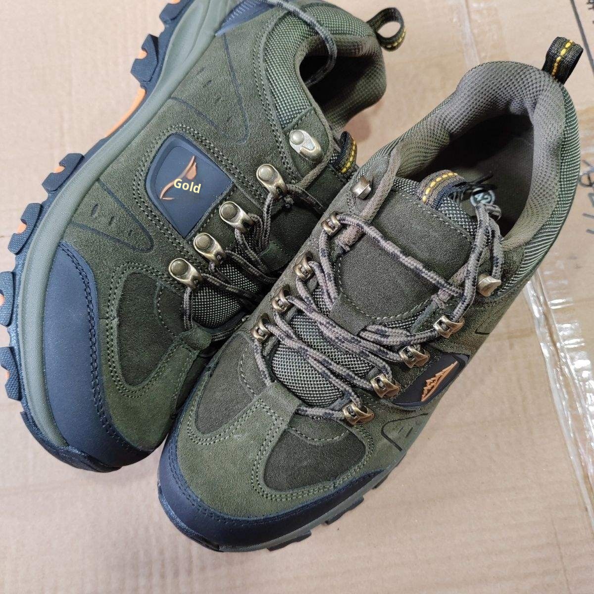 ShoeGlobe Autumn Winter Mountain Cowhide Wear-resistant Non-slip Men's Off-road Outdoor Sports Hiking Shoes_voghion.com