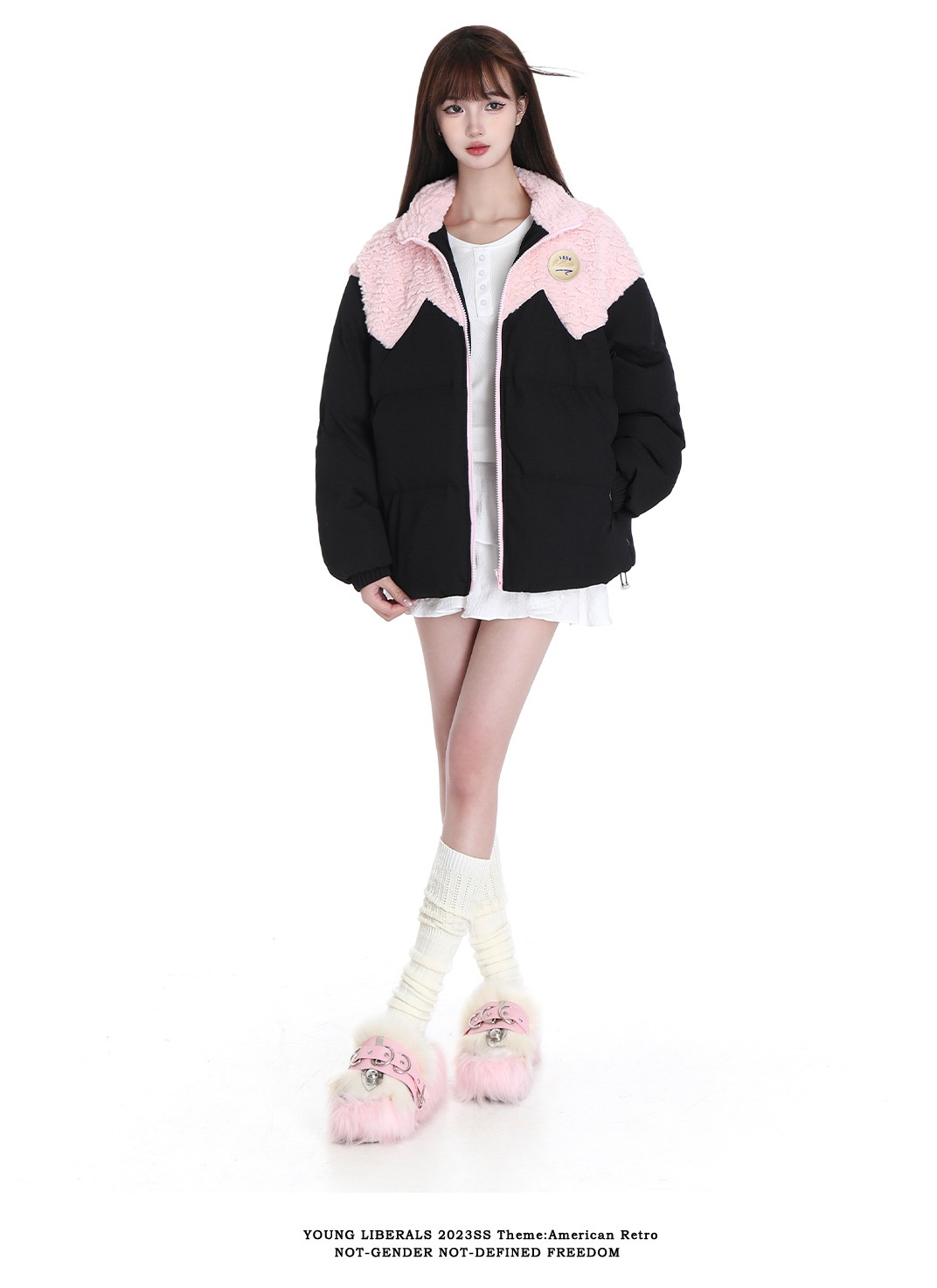 ChicShe ACTORWET Thickened Puffer Jacket 2023 New Fashionable Cotton Coat For Petite Women Sweet Socialite Style_voghion.com