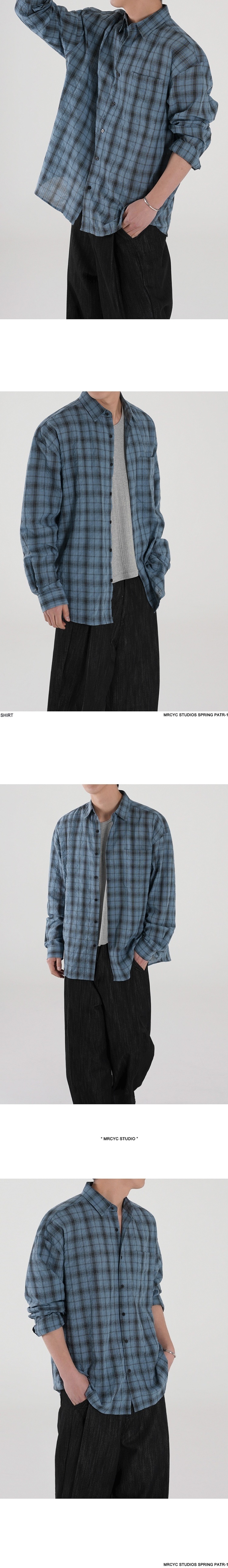 ForMen MYQ Lazy Style Casual For Men Autumn Loose Turn-Down Collar Top Korean Trend Long Sleeve Shirt_voghion.com