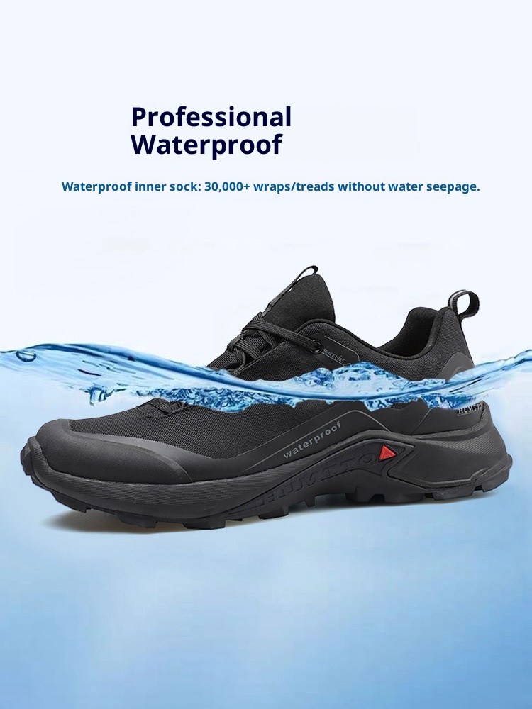 Chaussures ShoeGlobe Hantu imperméables pour hommes, légères et respirantes, idéales pour l'été, les jours de pluie, antidérapantes et amortissantes pour le sport et la randonnée en extérieur. Idéales pour l'été, les activités de plein air et les journées pluvieuses._voghion.com