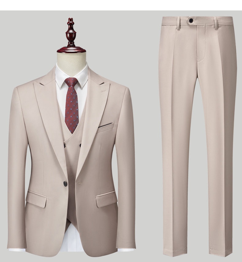 jongen Nieuwe stijl Buitenlandse handel Heren Dubbelrijs Vest Driedelige Set Plus Size Pak Groothandel_voghion.com