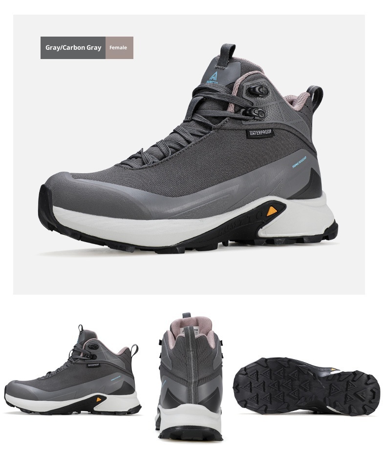 ShoeGlobe Hantu Waterproof For Men, Autumn Winter High-Top Breathable Shock-Absorbing Rain Boots, Outdoor Non-Slip Wear-Resistant_voghion.com