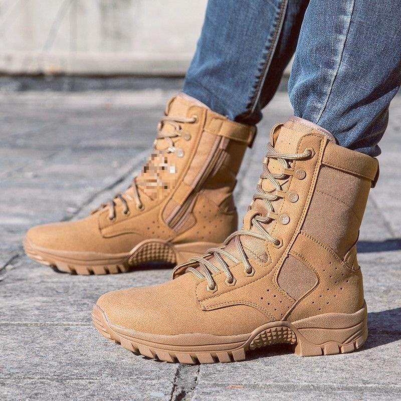 ShoeGlobe Scarpe da trekking da esterno, nere, resistenti all'usura, traspiranti, antiurto, impermeabili, per allenamento e equitazione_voghion.com